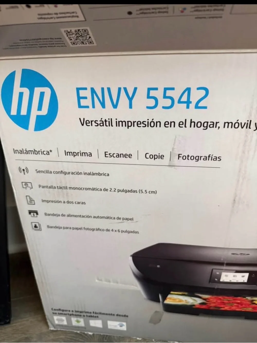 NEW HP ENVY 5542 Wireless All-in-One Printer Scanner Copier Photo Printer NIB